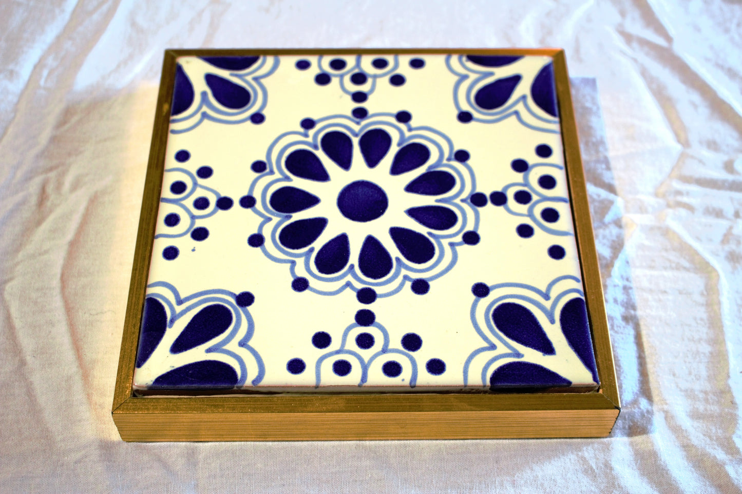 Lace Azul - stort grytunderlägg